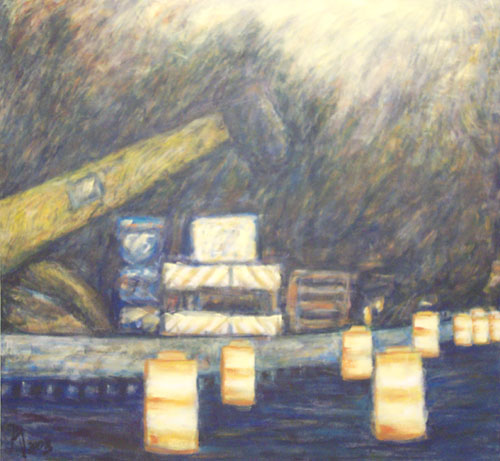 'Construction at Entrance to I-95' by Dana Frostick